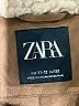 Zara 100% Polyester Green Tan Coat Size 11 - photo 3