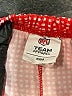 NFL 100% Polyester Checkered-gingham Red Casual Pants Size 6 (estimated) - photo 3
