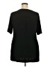 Torrid Black Short Sleeve Blouse Size 3X Plus (3) - photo 2