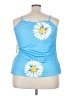 Unbranded 100% Polyester Blue Sleeveless Blouse Size 4X - photo 2