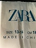 Zara 100% Nylon Solid Black Snow Jacket Size 13 - photo 3