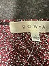 Row A 100% Polyester Polka Dots Burgundy Cocktail Dress Size L - photo 7