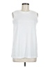 Unbranded White Sleeveless T-Shirt Size M - photo 1