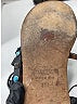 Valentino Garavani Silver Black Leather Rockstud Gladiator Flat Sandals Size EU 37 1/2 - photo 6