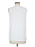 Unbranded White Sleeveless T-Shirt Size M - photo 2
