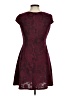 AB Studio Paisley Burgundy Cocktail Dress Size M - photo 2