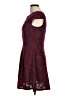 AB Studio Paisley Burgundy Cocktail Dress Size M - photo 5