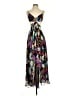 Luxxel 100% Polyester Tropical Black Cocktail Dress Size S - photo 1