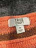 True Craft 100% Acrylic Stripes Brown Pullover Sweater Size XS - photo 7
