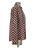 Express 100% Polyester Brown Long Sleeve Blouse Size S - photo 4