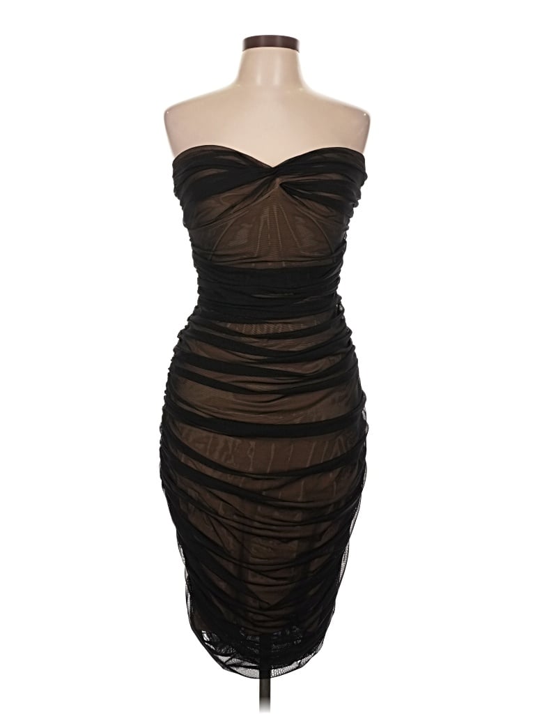 Pre-owned Norma Kamali Cocktail Dress In Black