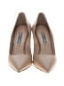Prada Tan Patent Leather Heels Size EU 37 1/2 - photo 2