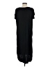 Double Zero Solid Black Casual Dress Size S - photo 2