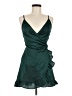 Polly 100% Polyester Green Cocktail Dress Size 6 - photo 1