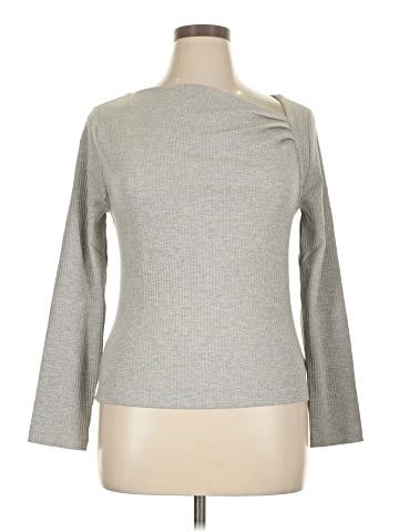 Ann Taylor LOFT 3/4 Sleeve T-Shirt (view 1)