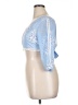 Unbranded Blue 3/4 Sleeve Blouse Size XL - photo 5