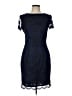 ABS Solid Blue Cocktail Dress Size 10 - photo 1