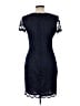 ABS Solid Blue Cocktail Dress Size 10 - photo 2
