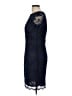 ABS Solid Blue Cocktail Dress Size 10 - photo 5