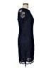 ABS Solid Blue Cocktail Dress Size 10 - photo 4