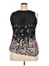 Unbranded Black Sleeveless Blouse Size XXL - photo 2