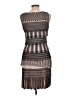 BCBGMAXAZRIA 100% Polyester Stripes Brown Cocktail Dress Size 10 - photo 2