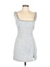 Forever 21 Tweed Blue Casual Dress Size L - photo 1