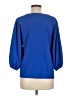 Vince Camuto Blue 3/4 Sleeve Blouse Size M - photo 2