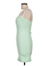 Primark Solid Green Cocktail Dress Size 10 - photo 5