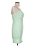 Primark Solid Green Cocktail Dress Size 10 - photo 4