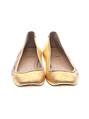 Christian Louboutin Leather Graffiti Ballet Flats (view 2)