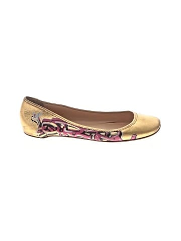 Christian Louboutin Leather Graffiti Ballet Flats (view 1)