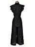 Rebecca Taylor Plaid Black Jumpsuit Size 2 - photo 2