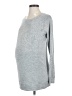 Gap - Maternity Silver Pullover Sweater Size Sm Maternity - photo 1