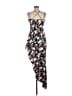 Nookie 100% Polyester Floral Black Cocktail Dress Size S (estimated) - photo 2