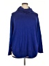 Cyrus Solid Blue Long Sleeve Top Size 2X - photo 1