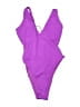 TA3 Solid Purple One Piece Swimsuit Size XL - photo 1