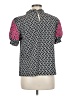 Shein Black Short Sleeve Blouse Size 6 - photo 2