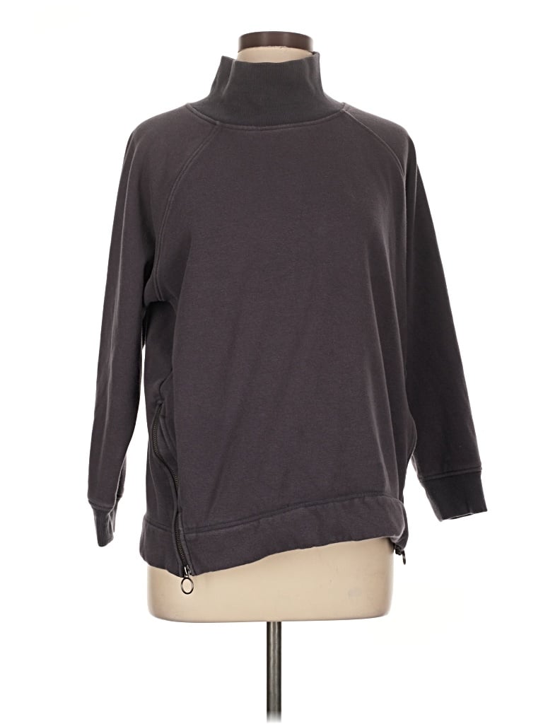 Pre-owned Athleta Turtleneck Sweater In Gray