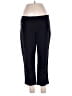 White House Black Market Solid Black Active Pants Size 12 - photo 1