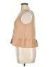 Automet Tan Sleeveless Blouse Size XL - photo 5