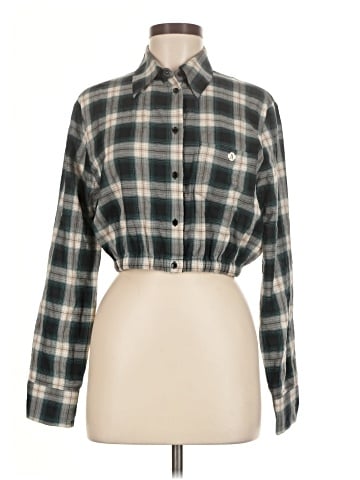 Maje Long Sleeve Button-Down Shirt (view 1)