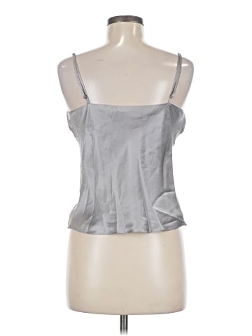 Intermix Sleeveless Silk Top (view 2)