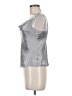 Intermix 100% Silk Silver Sleeveless Silk Top Size M - photo 5
