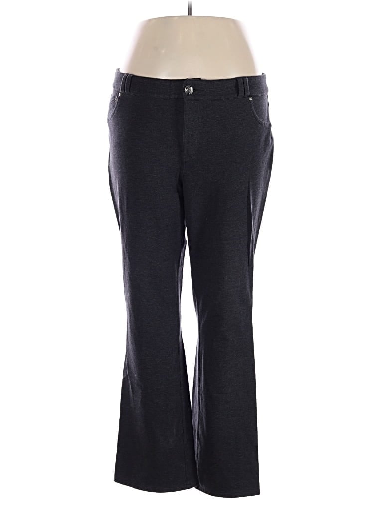 Pre-owned Lane Bryant Dress Pants In Gray