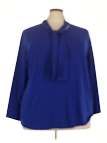 Susan Graver 3/4 Sleeve Blouse (view 1)