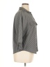 Adrienne Vittadini Stripes Gray 3/4 Sleeve Blouse Size XL - photo 4