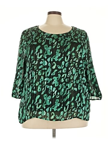 retrology 3/4 Sleeve Blouse (view 1)