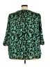 retrology Teal 3/4 Sleeve Blouse Size 3X - photo 2
