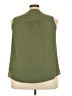Torrid Green Sleeveless Button-Down Shirt Size 3X Plus (3) - photo 2